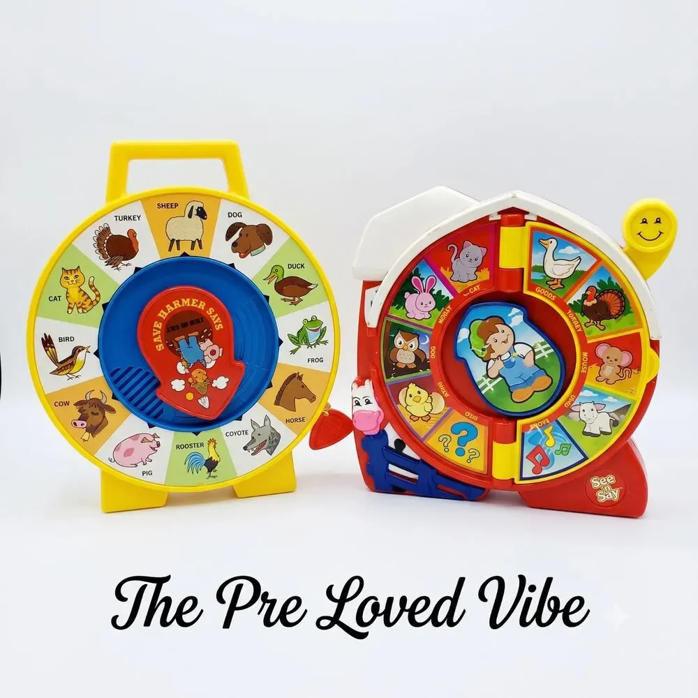 Fisher-Price See N Say/Farmer Says Animal/Fisher Price Little People World/Toy